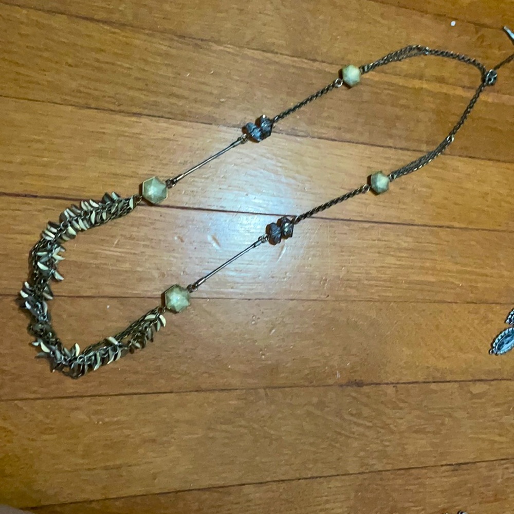 Nwot long statement necklace